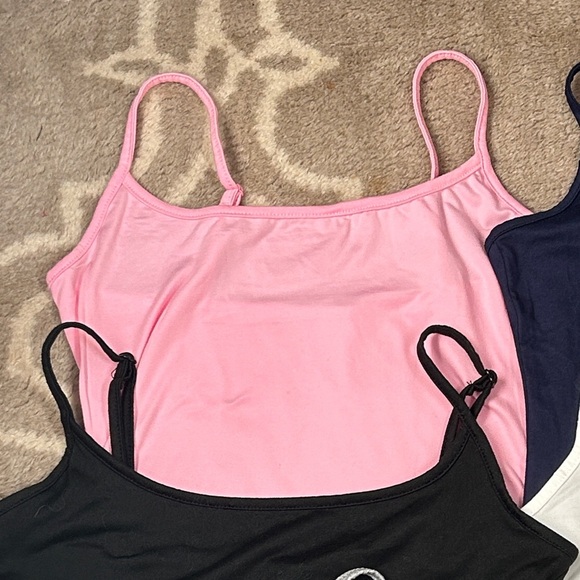 Women's Camisole Tops - Black, Pink, Navy, White, Gray - Picture 2 of 6